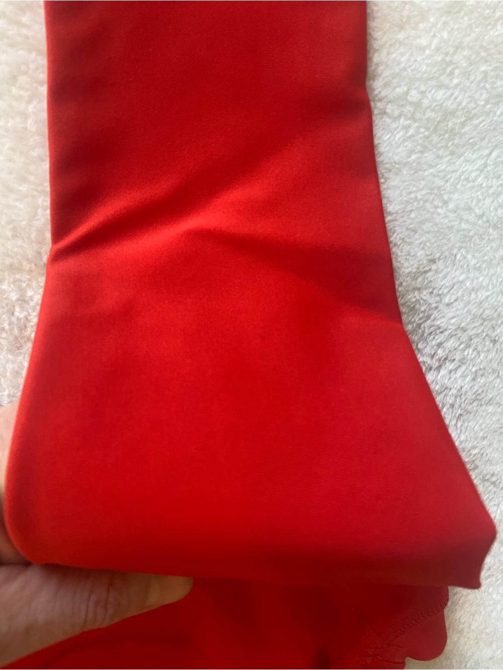 Bright Red Long Sleeve Rash Guard 2T - Picture 4 of 5